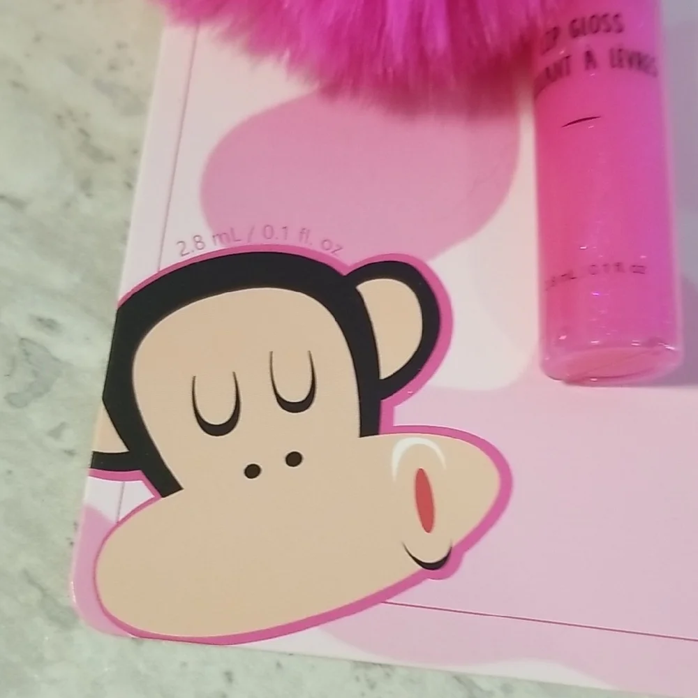 Paul Frank Pink Lip Gloss keychain - Picture 4 of 4